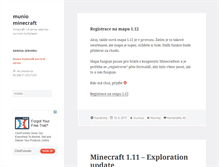 Tablet Screenshot of munio-minecraft.cz